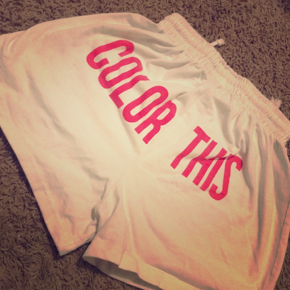 Color Run shorts size L